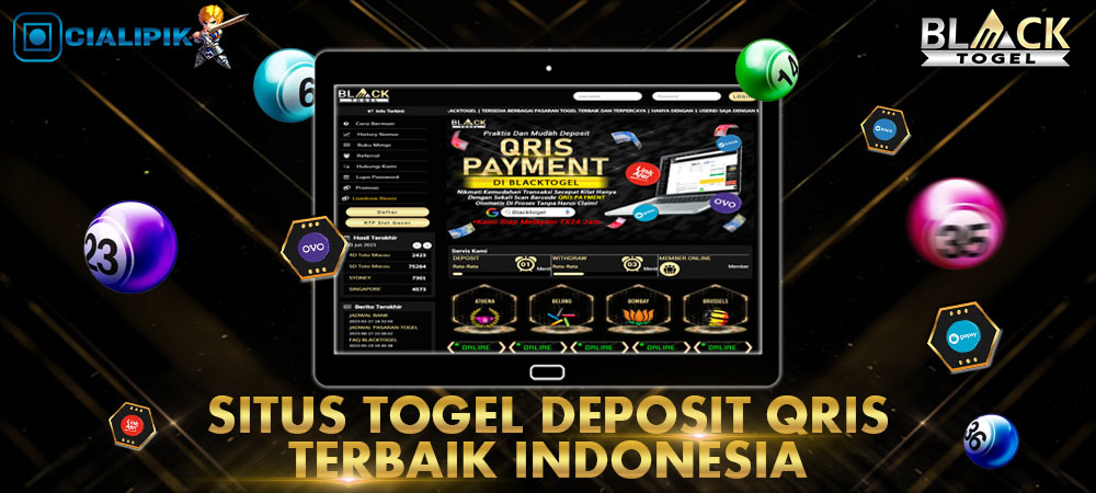Situs Togel Deposit Qris Terbaik Indonesia Blacktogel